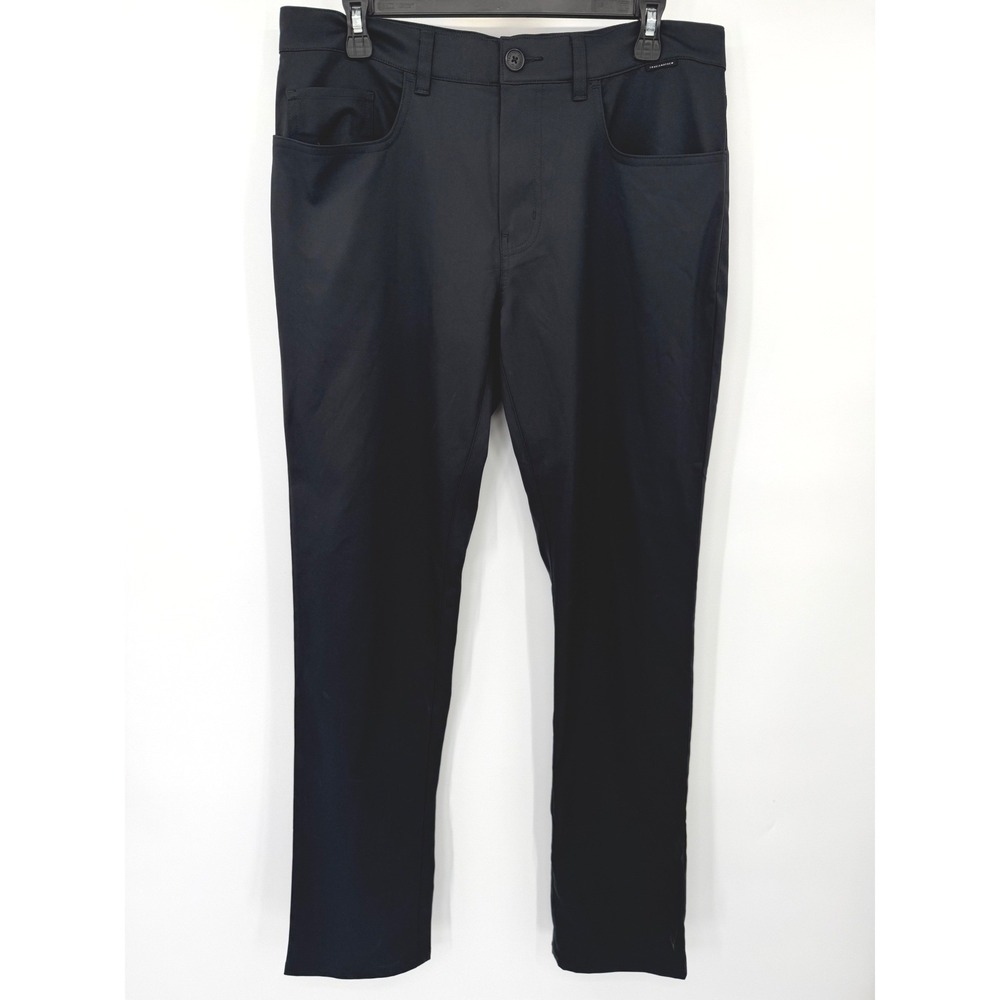 Travis Mathew Pants Mens 33 Black Open To Close 1MT435 Golf Performance Stretch - Picture 2 of 13